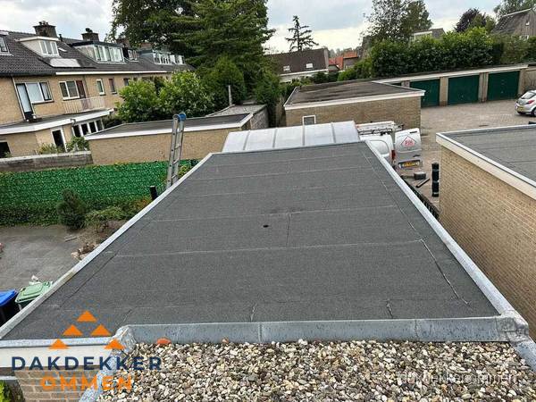 Dakinspectie plat dak na renovatie in Ommen Dakinspectie plat dak na renovatie in Ommen